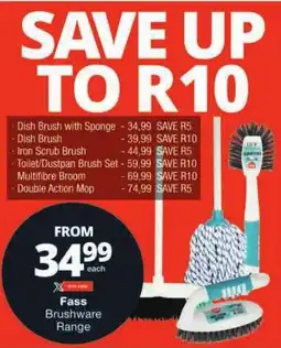 Checkers Fass Brushware Range offer