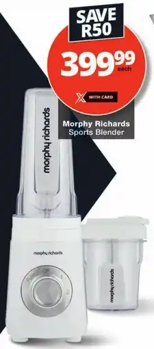 Checkers Morphy Richards Sports Blender offer