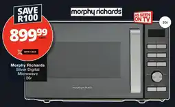Checkers Morphy Richards Silver Digital Microwave offer