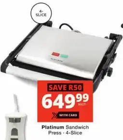Checkers Platinum Sandwich Press offer