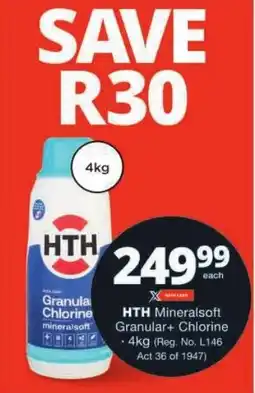 Checkers HTH Mineralsoft Granular+ Chlorine offer