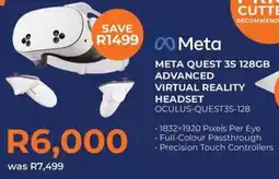 Kloppers Meta quest 3s 128gb advanced virtual reality headset offer
