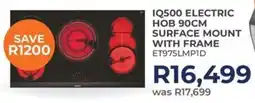 Kloppers Siemens iq500 electric hob 90cm surface mount with frame offer