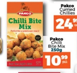 Take 'n Pay Pakco Chilli Bite Mix 250g offer