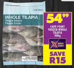 Shoprite Cape point frozen whole tilapia offer