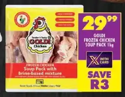 Shoprite Goldi frozen chicken soup pack offer