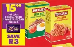 Shoprite Top class original/ chilli flavoured spice mix offer