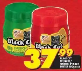 Shoprite Black cat crunchy/ smooth peanut butter offer