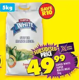 Shoprite Super white super maize meal offer