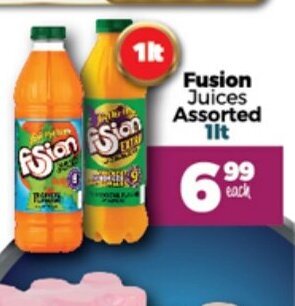 Take 'n Pay Fusion Juices Assorted 1lt offer