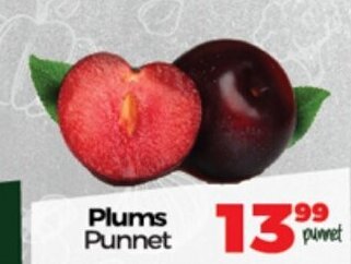 Take 'n Pay Plums Punnet offer