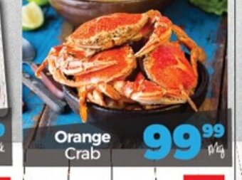 Take 'n Pay Orange Crab per kg offer