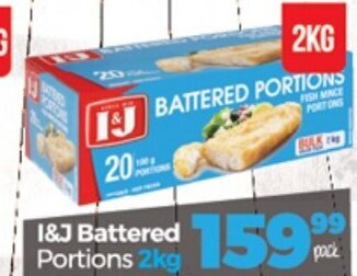 Take 'n Pay I&J Battered Portions 2kg offer
