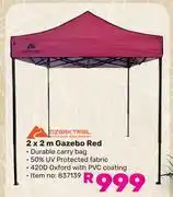 Game Ozark Trail 2 x 2m Gazebo Red 837139 offer