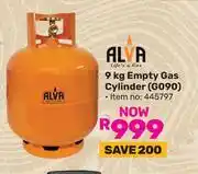 Game Alva 9Kg Empty Gas Cylinder G090 445797 offer
