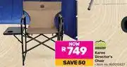 Game Campmaster Karoo Director's Chair 850012627 offer
