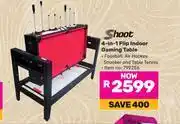 Game Shoot 4 In 1 Flip Indoor Gaming Table 799256 offer