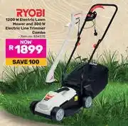 Game Ryobi 1200W Electric Lawnmower & 300W Electric Line Trimmer Combo 834370 offer