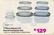 Game Mainstays 7 Piece Square & Round Container Set 850023955/850024015 offer