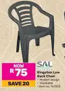 Game Sal Kingston Low Back Chair 767303 offer