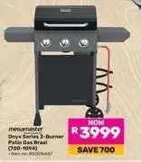 Game Megamaster Onyx Series 3 Burner Patio Gas Braai 720-1094 850016467 offer