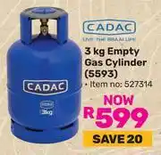 Game Cadac 3Kg Empty Gas Cylinder 527314 offer