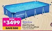 Game Bestway Steel Pro Pool 4m x 2.11m x 81cm 822181 offer