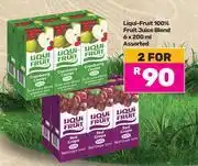 Game Liqui Fruit 100% Fruit Juice Blend Assorted-For 2 x 6 x 200ml offer