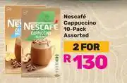 Game Nescafe Cappuccino 10 Pack Assorted-For 2 offer