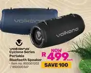 Game Volkano Cyclone Series Portable Bluetooth Speaker 850001202/850000367 offer