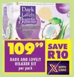 Shoprite Dark and lovely relaxer kit offer