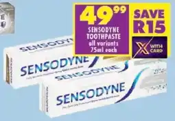 Shoprite Sensodyne toothpaste offer