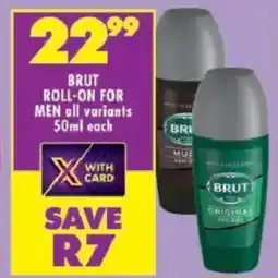 Shoprite Brut roll-on for men offer