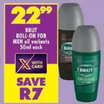 Shoprite Brut roll-on for men offer