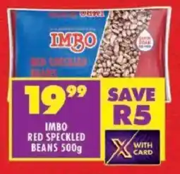 Shoprite Imbo red speckled beans offer