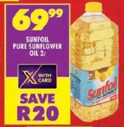 Shoprite Sunfoil pure sunflower oil offer