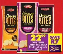 Shoprite Tasty treats cheezy bites snack biscuits offer