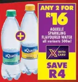 Shoprite Aquelle sparkling flavoured water offer