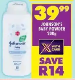 Shoprite Johnson's baby powder offer