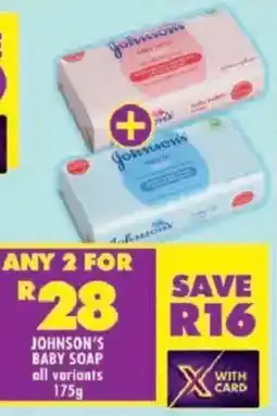 Shoprite Johnson's baby soap offer