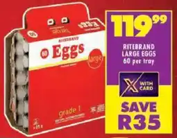 Shoprite Ritebrand large eggs offer