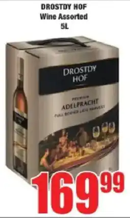 Boxer Drostdy Hof Wine Assorted offer