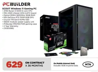 HiFi Corp PCBuilder Scout Windows 11 Gaming PC offer