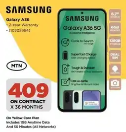 HiFi Corp Samsung Galaxy A36 offer