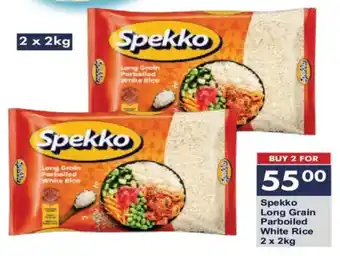 President Hyper Spekko Long Grain Parboiled White Rice offer