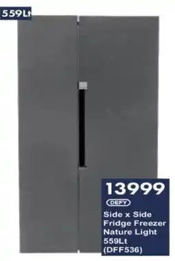 President Hyper Defy Side x Side Fridge Freezer Nature Light offer