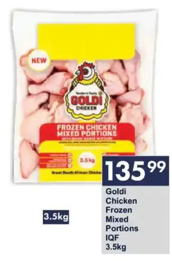 President Hyper Goldi Chicken Frozen Mixed Portions IQF offer
