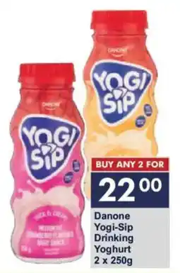 President Hyper Danone Yogi-Sip Drinking Yoghurt offer