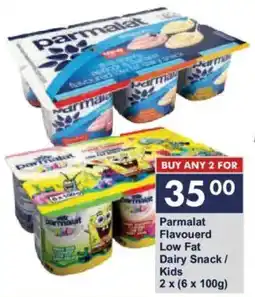 President Hyper Parmalat Flavouerd Low Fat Dairy Snack/ Kids offer