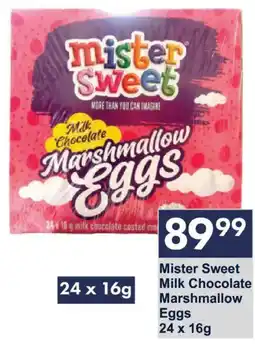 President Hyper Mister Sweet Milk Chocolate Marshmallow Eggs offer